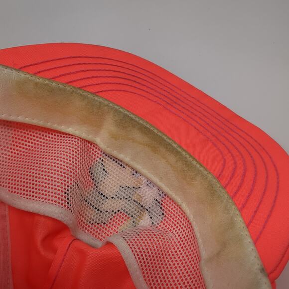 Team Arctic Wear Snapback Hat Pink One Size Solid Vent Holes Vintage USA - Picture 8 of 10